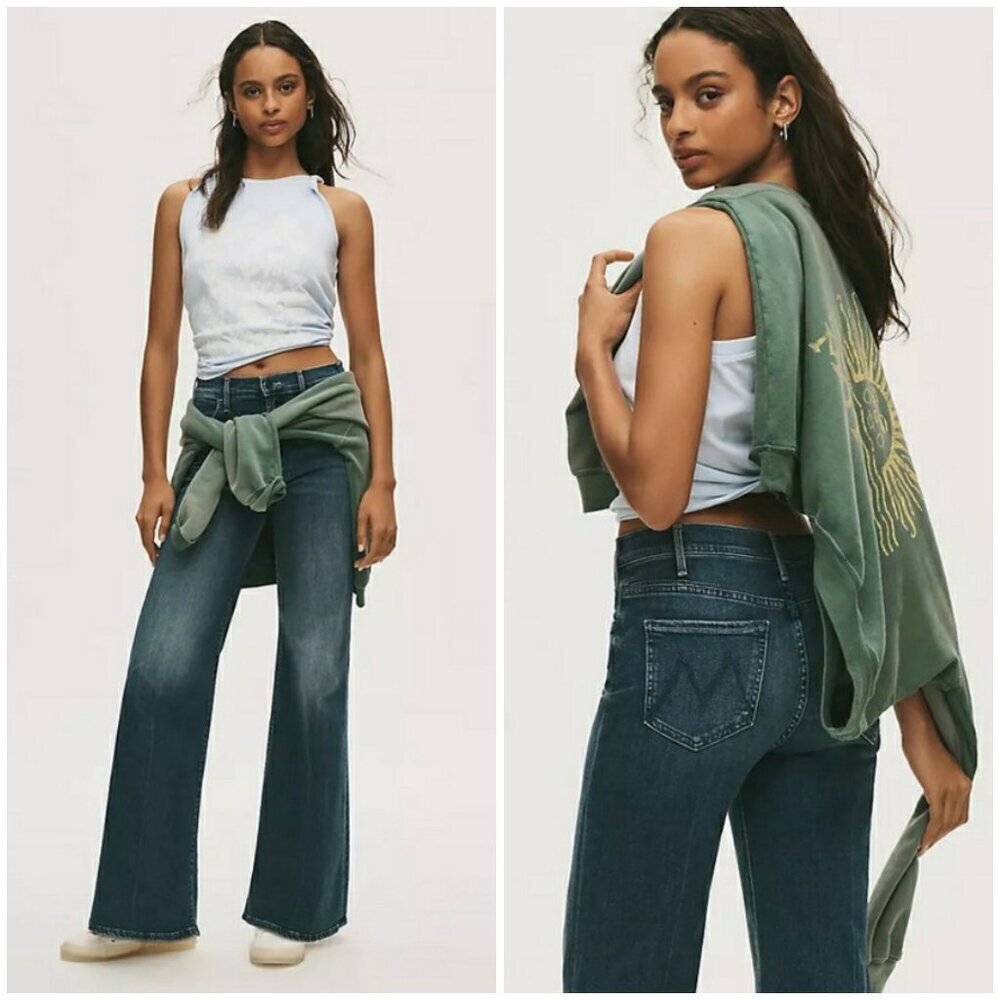 💕MOTHER💕 The Hustler Roller Sneak Jeans ~ Easy Does It 30 NWOT